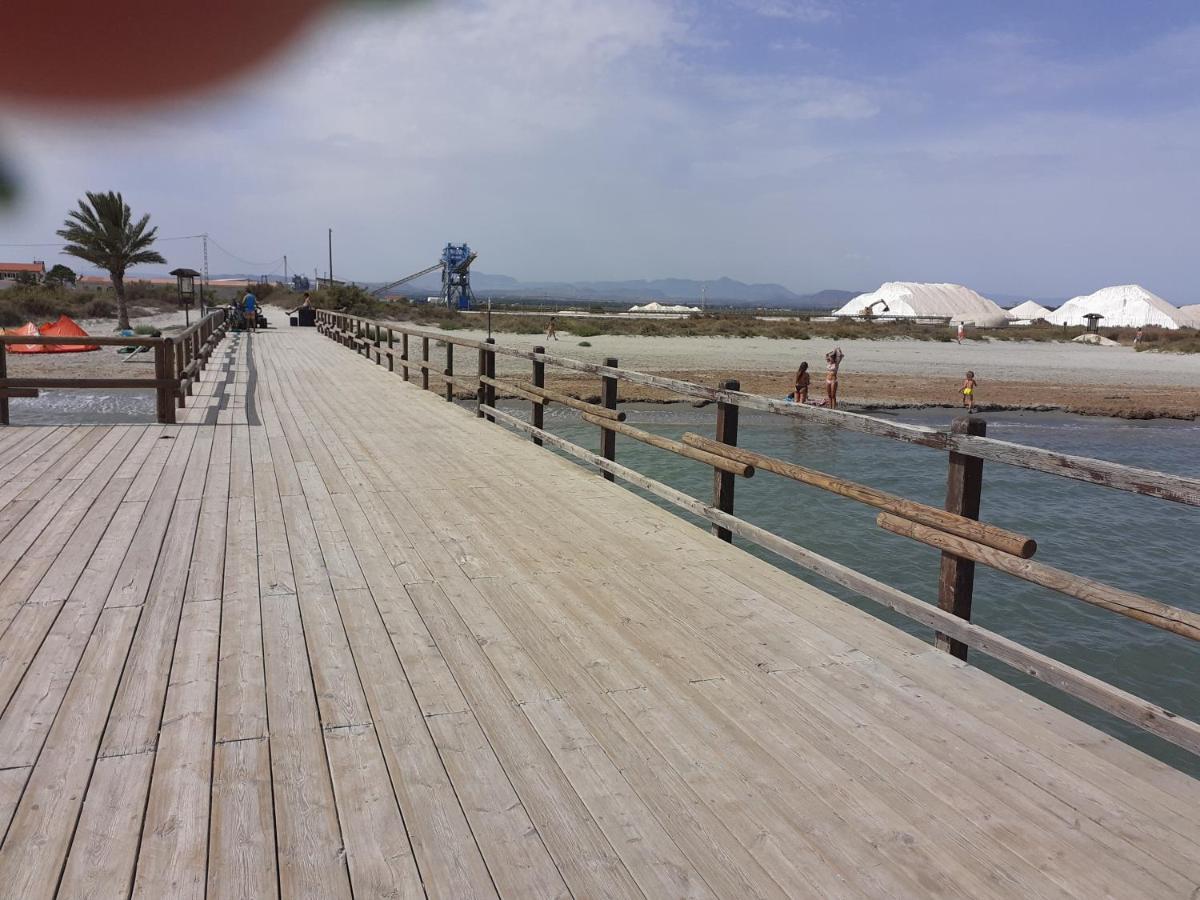 Apartamento Santa Pola, En Playa Del Tamarit Con Piscina. Eksteriør bilde