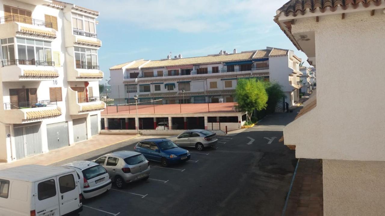 Apartamento Santa Pola, En Playa Del Tamarit Con Piscina. Eksteriør bilde
