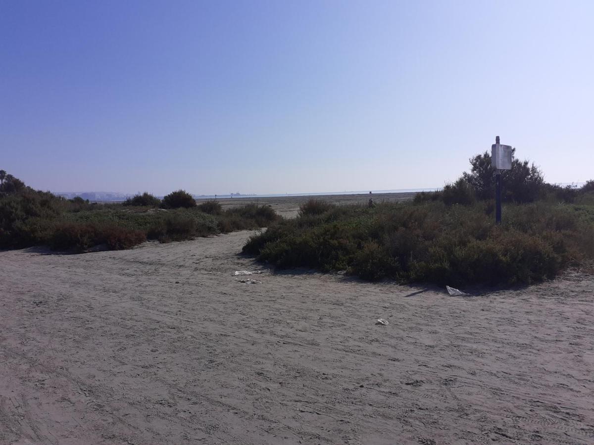 Apartamento Santa Pola, En Playa Del Tamarit Con Piscina. Eksteriør bilde