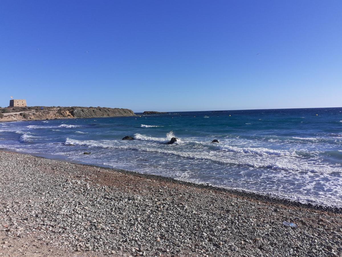 Apartamento Santa Pola, En Playa Del Tamarit Con Piscina. Eksteriør bilde
