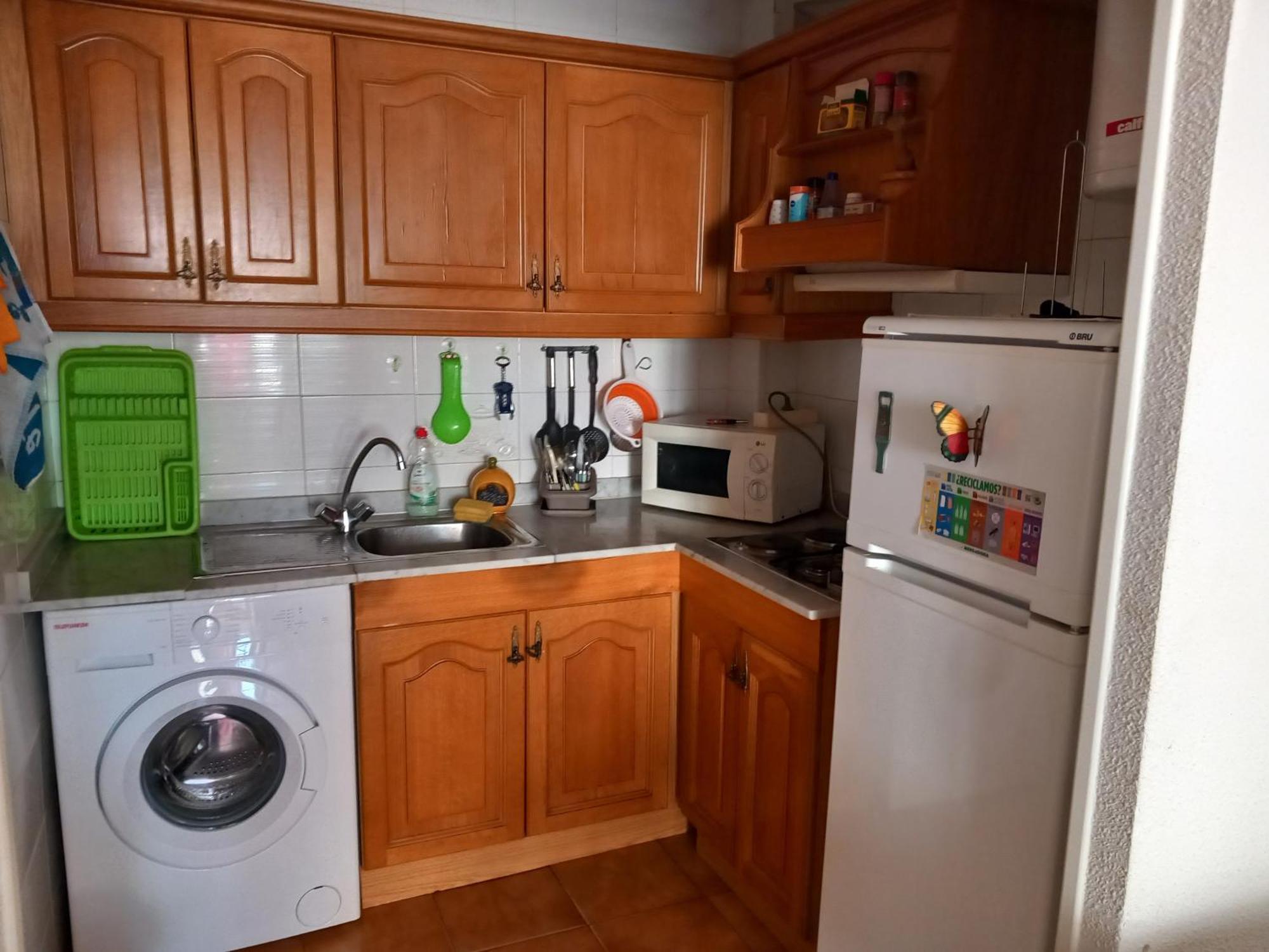 Apartamento Santa Pola, En Playa Del Tamarit Con Piscina. Eksteriør bilde